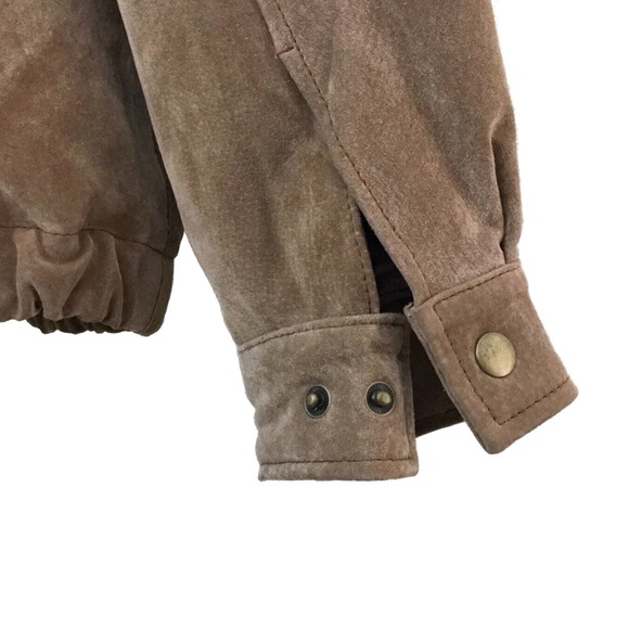 100% Suede Leather CAMBRIDGE Bomber Jacket! - Picture 7 of 8